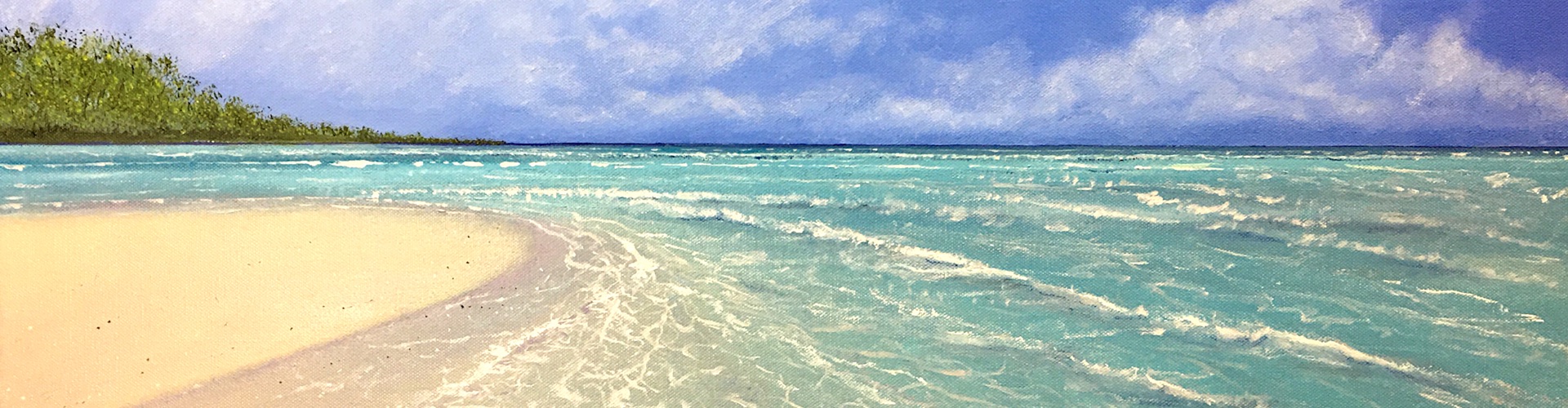 Closeup of painting