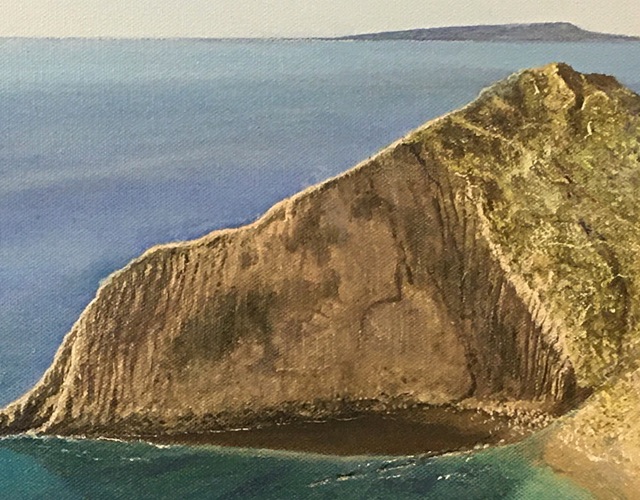Closeup of painting